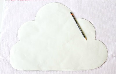 Tự may gối dựa hình đám mây siêu dễ thương